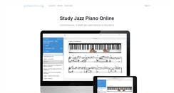 Desktop Screenshot of jazzpianoonline.com