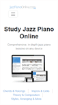 Mobile Screenshot of jazzpianoonline.com